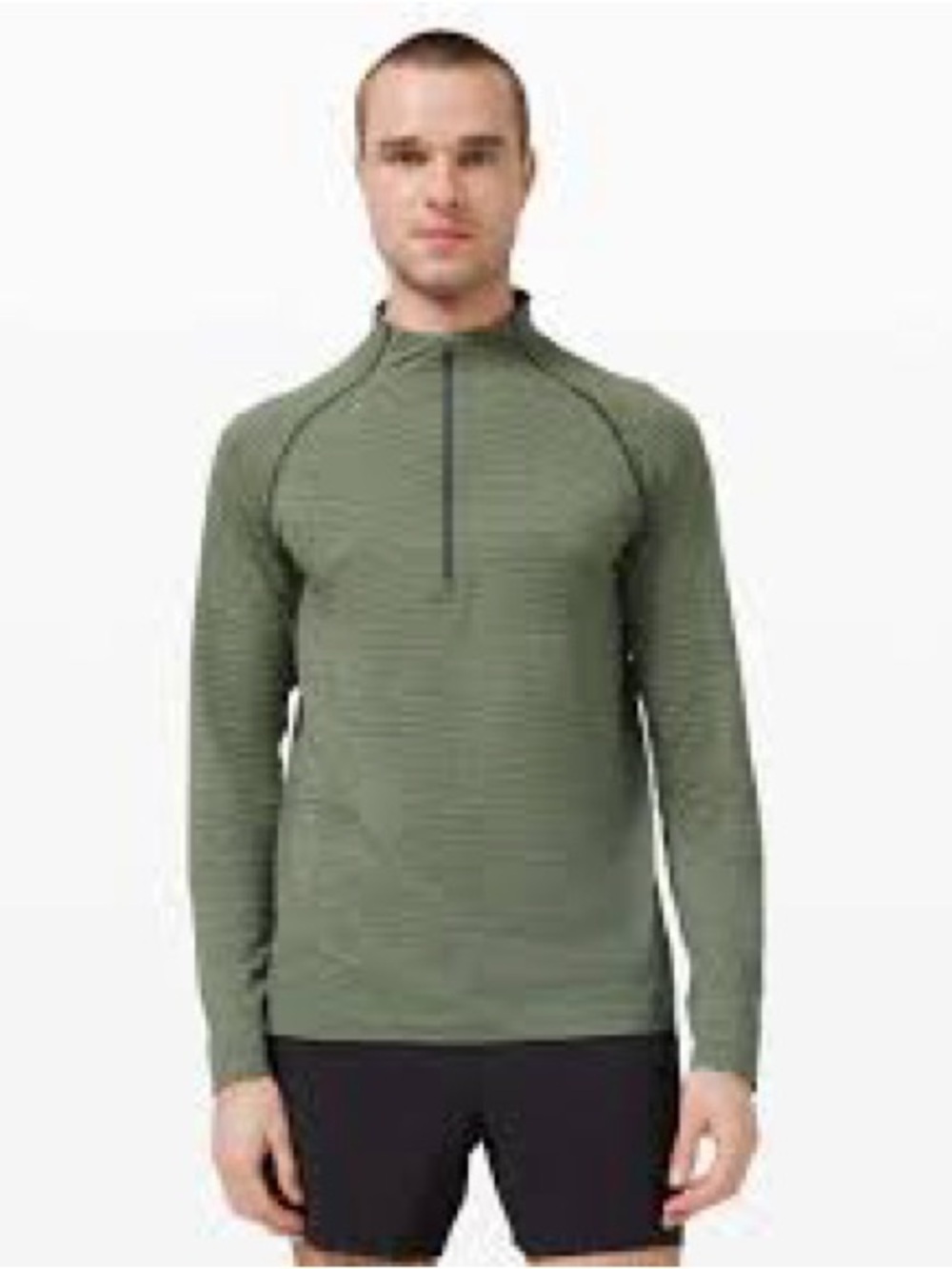 Lululemon Metal Vent Tech 1/2 Zip 2.0 Green Athletic Long Sleeve Sz XL